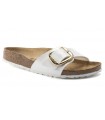 Sandalias de pala en blanco
