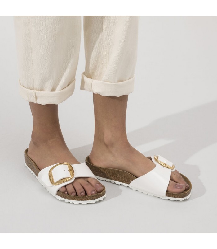 Sandalias de pala en blanco