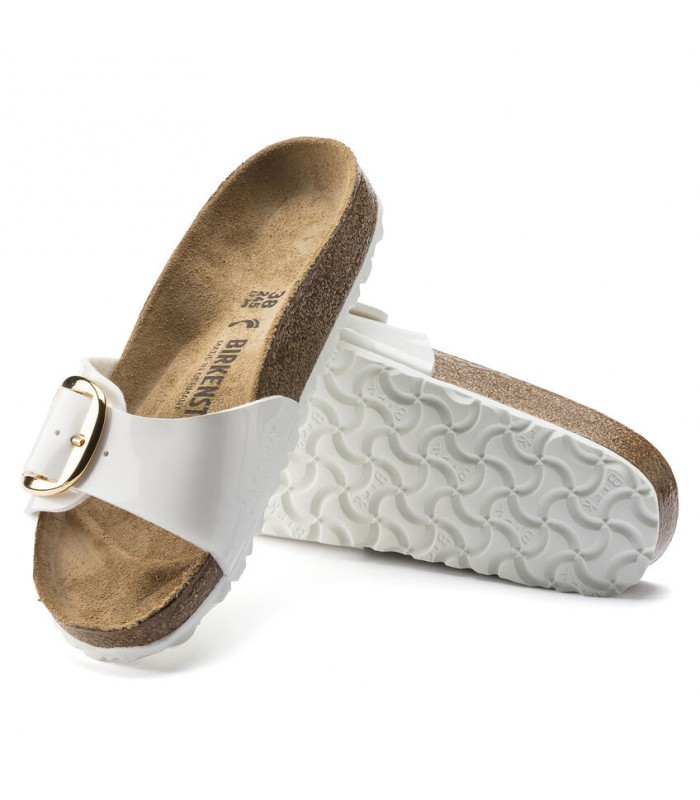 Sandalias de pala en blanco