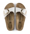 Sandalias de pala en blanco