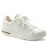Deportivo en piel blanca con cordones para mujer