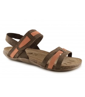 Sandalia marron de señora