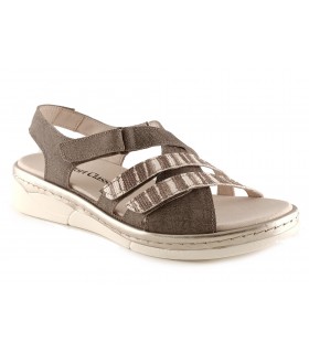 Sandalias para mujer con cierre de velcro