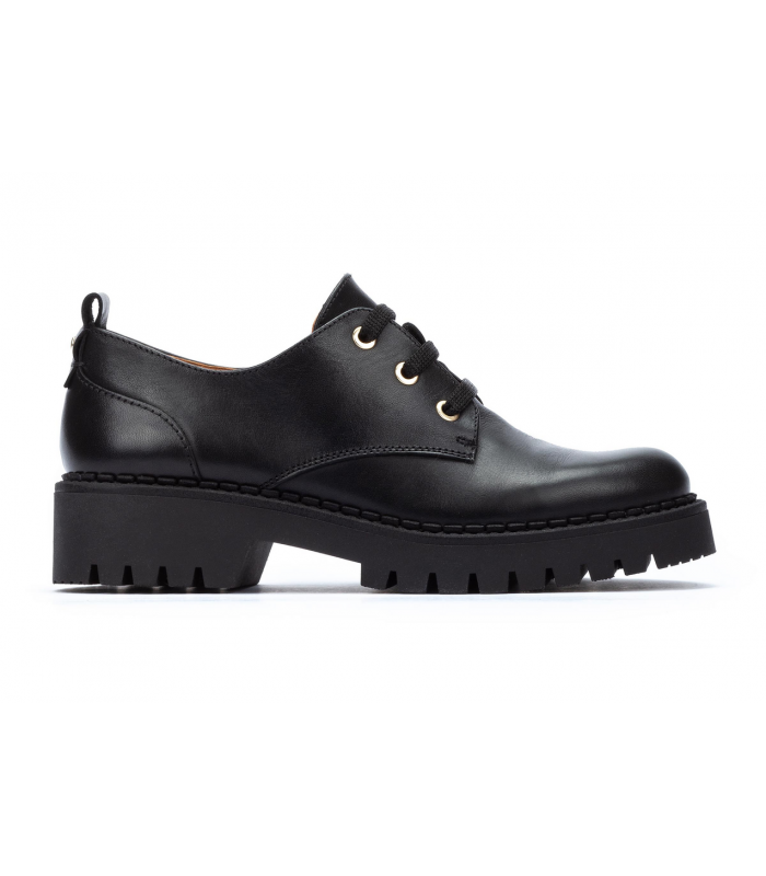 Zapato de cordones negro