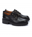 Zapato de cordones negro