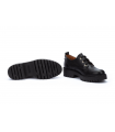 Zapato de cordones negro