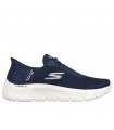 Deportivo azul marino con cordones