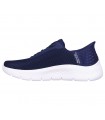 Deportivo azul marino con cordones