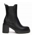Bota chelsea alta negra