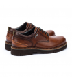Zapato de cordones color cuero