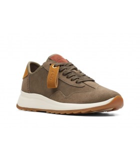 Deportivo con cordones en color verde oliva