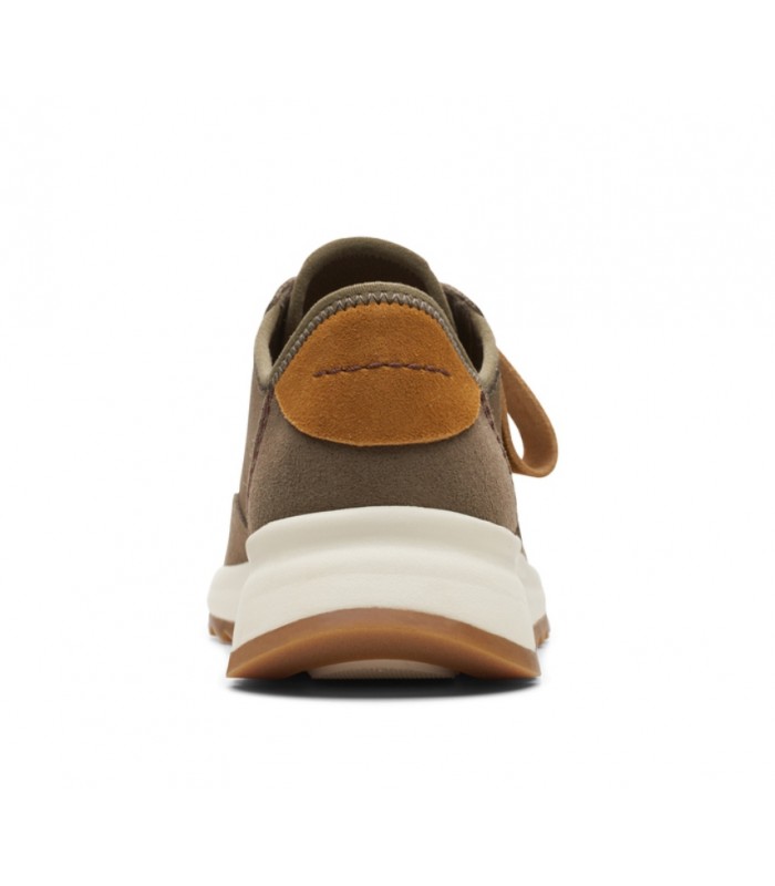 Deportivo con cordones en color verde oliva