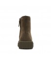 Bota color oliva con cordones