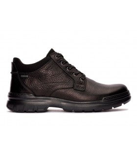 Bota de piel negra