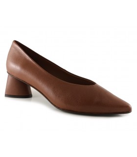 Zapato corte salón de mujer en cuero