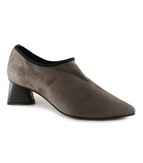Zapato de mujer en licra taupe