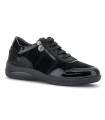 Zapato de confort en negro para mujer