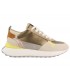 Sneakers de mujer en tonos oro