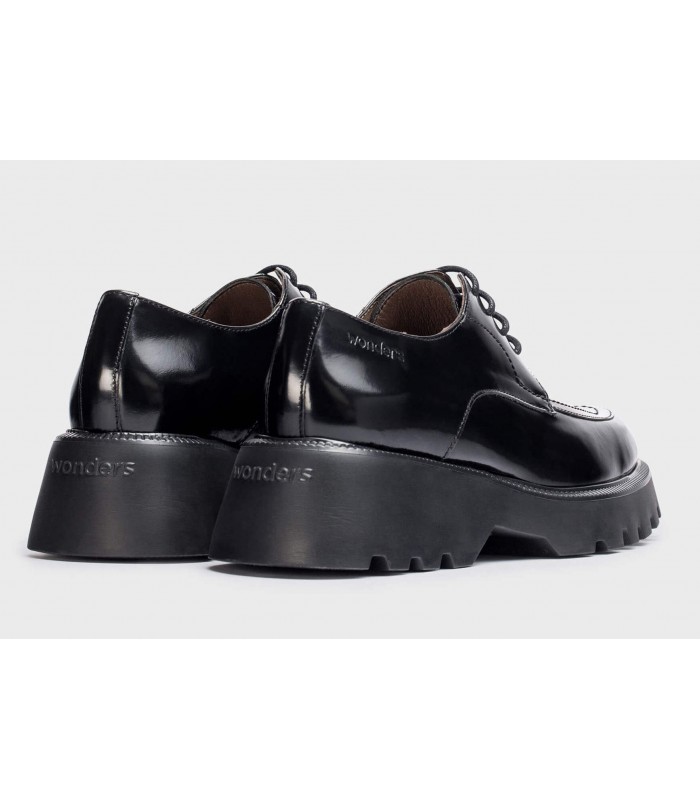 Zapato de cordones con suela track para mujer