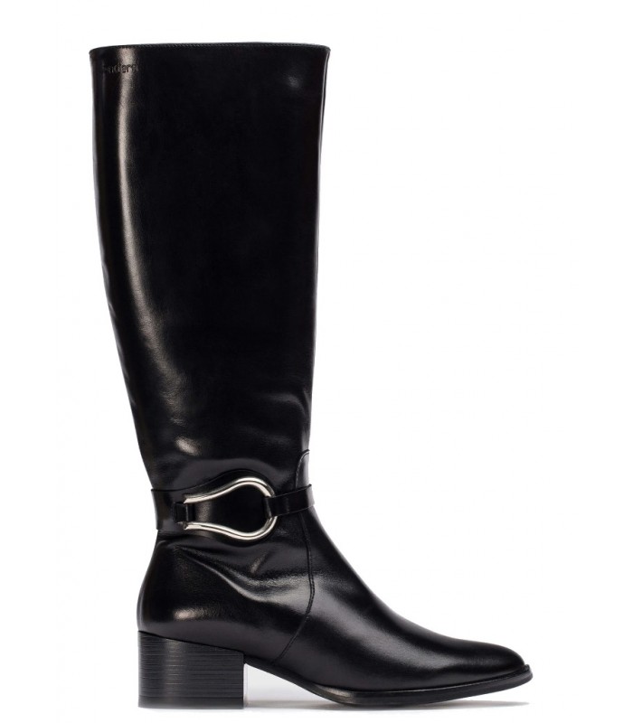 Bota de tacón para mujer con adorno