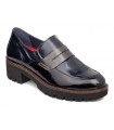 Zapato mocasín para mujer con plataforma