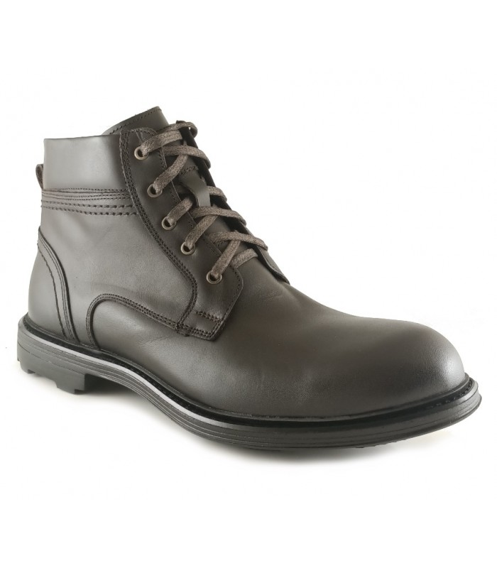 Botas de cordones para hombre en color marrón