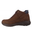 Botines de cordones para hombre en color marrón