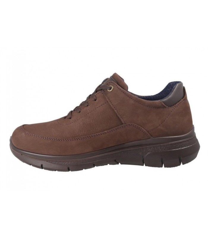 Zapatos de cordones en nobuck café