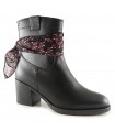 Botines de color negro para mujer