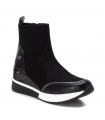 Botines de cordones para mujer en color negro