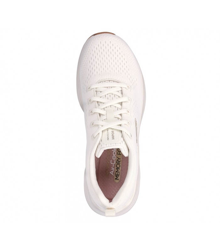 Deportivo color natural, cordones, plantilla foam