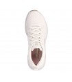 Deportivo color natural, cordones, plantilla foam