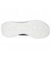 Deportivos azul marino, cordones blancos