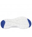Deportivos gris, cordones blancos