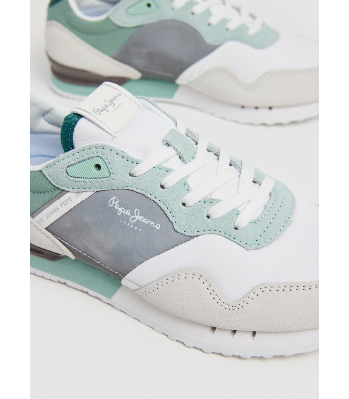 Deportivo mujer verde agua y blanco roto Pepe Jeans