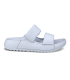 Sandalias mujer ECCO piel azul celeste