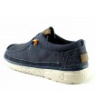 Zapatos de hombre en loneta azul