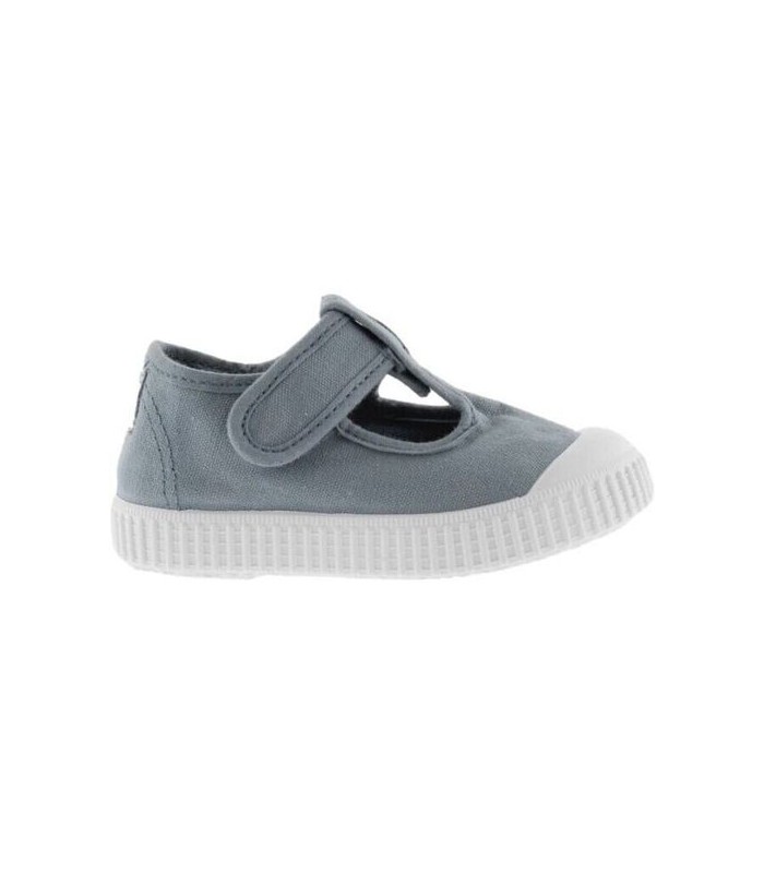 Deportivas Victoria azul velcro suela goma vulcanizada