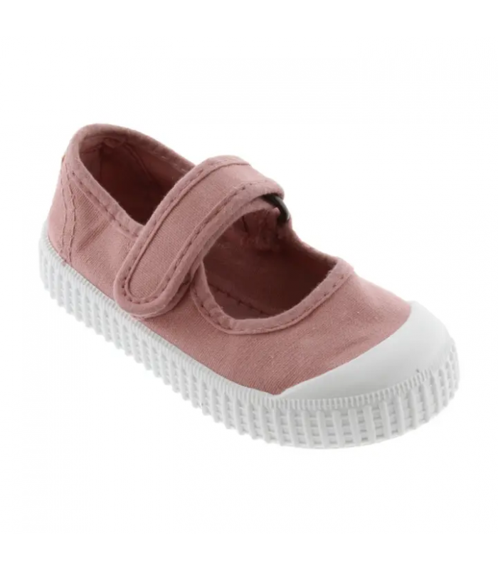 Deportivas niño Victoria nude velcro goma vulcanizada