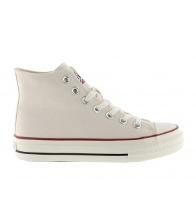 Deportivas Victoria cordones tipo casco color crudo