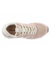 Deportiva mujer Victoria rosa cordones logotipo blanco