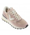 Deportiva mujer Victoria rosa cordones logotipo blanco