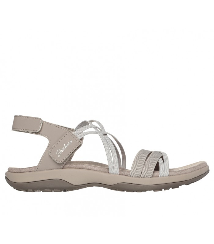 Sandalias taupe con tiras elásticas