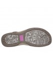 Sandalias taupe con tiras elásticas