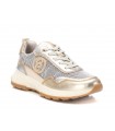 Deportivo Carmela piel dorado cordones plataforma mujer