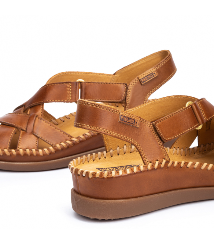 Sandalias color brandy de mujer