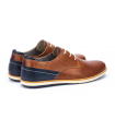 Zapatos para hombre en color brandy con cierre de cordones