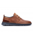 Zapato hombre piel cuero, horma lisa, brillante