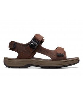 Sandalias hombre piel marrón, imanes.