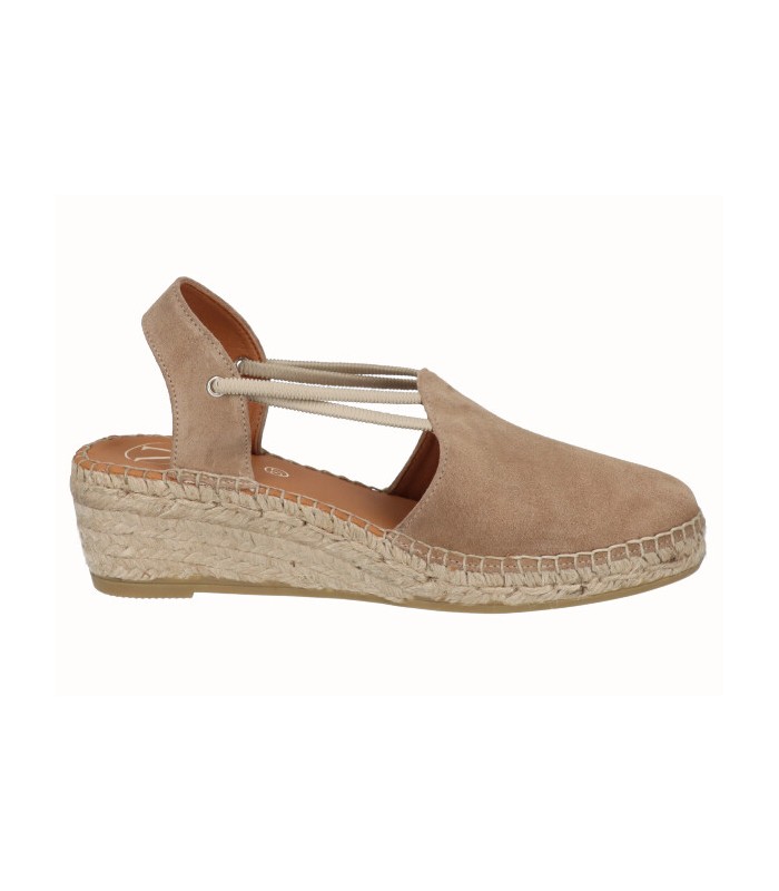 Alprgatas de mujer color cuero